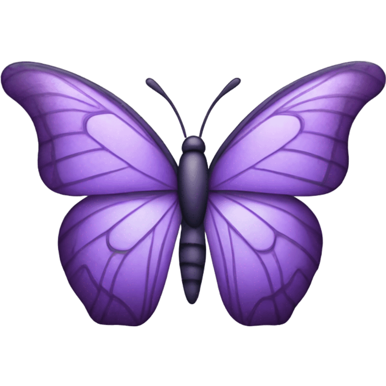 Purple butterfly emoji