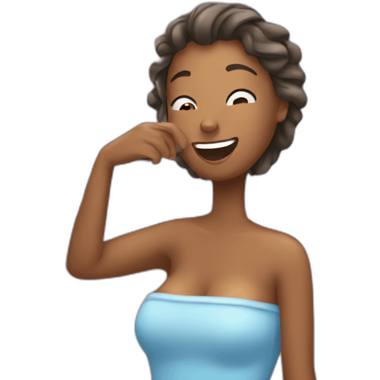 Woman taking a shower emoji