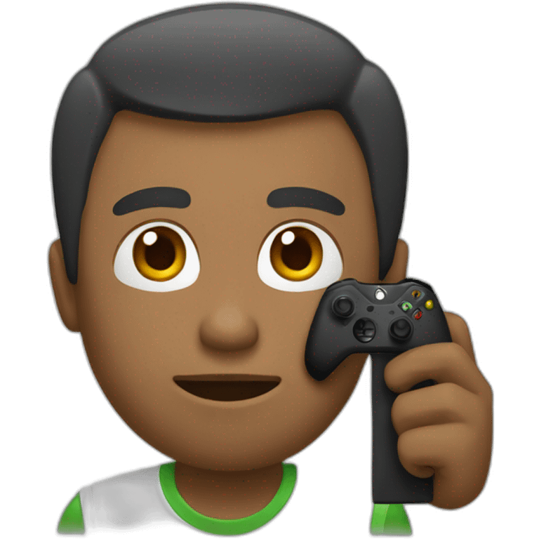 homme qui joue à la Xbox emoji