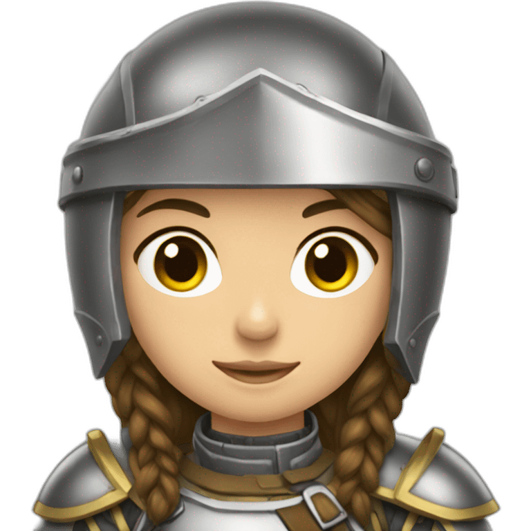 Fille en armure emoji