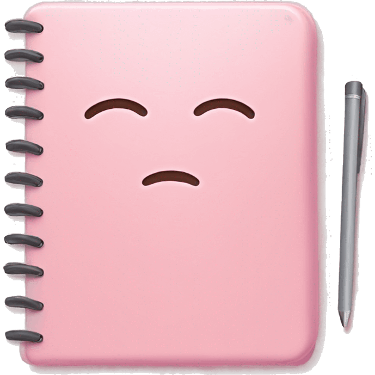 Light pink notebook emoji