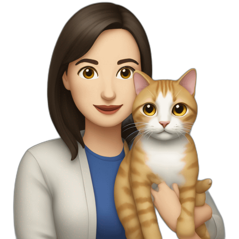 Maia Sandu and cat emoji