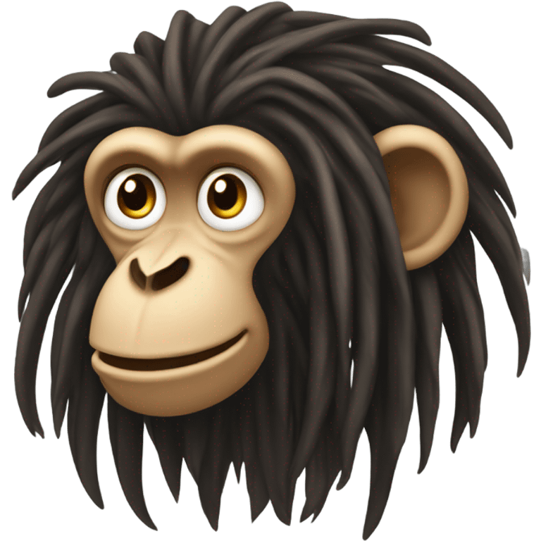 Monkey with dreads emoji