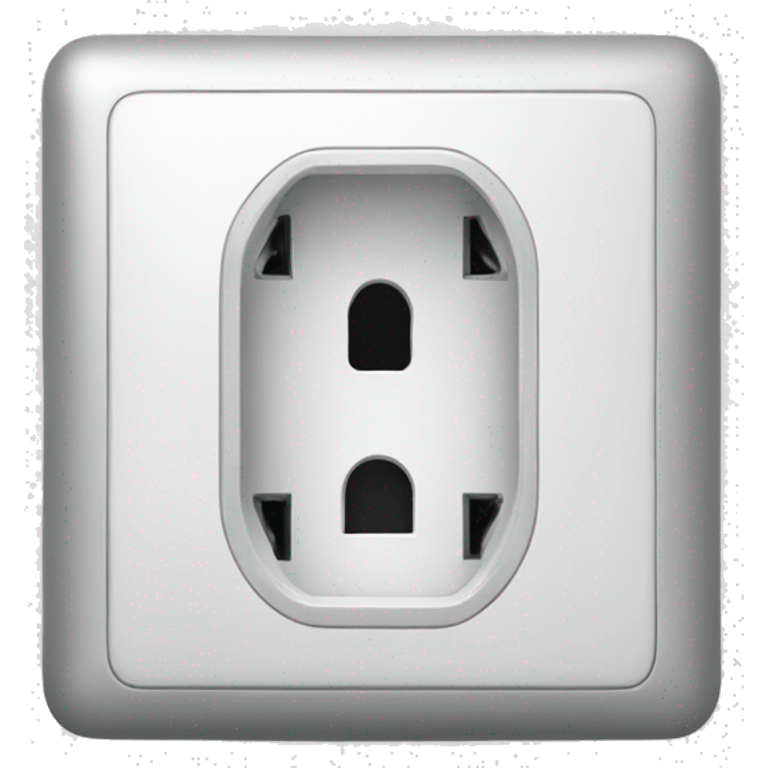 power socket only one hole emoji