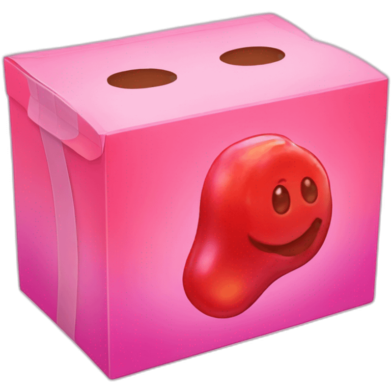 Gummy candy box emoji