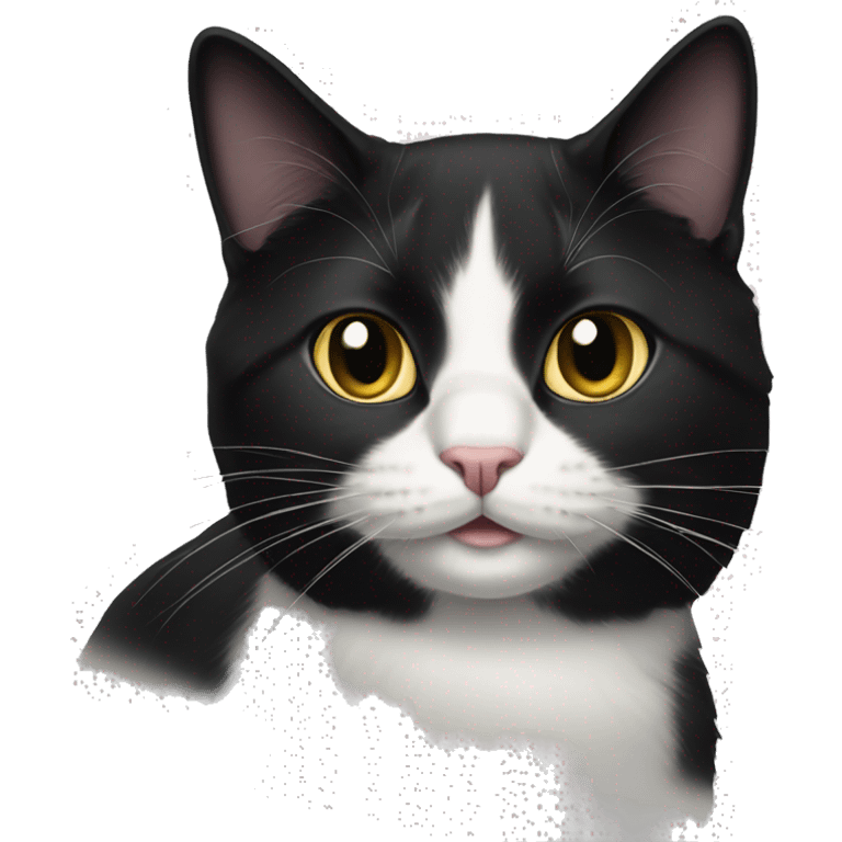 tuxedo cat emoji