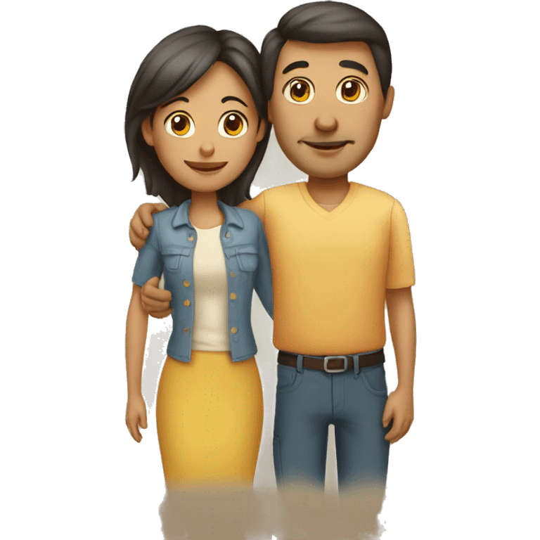 Loving mom and dad emoji