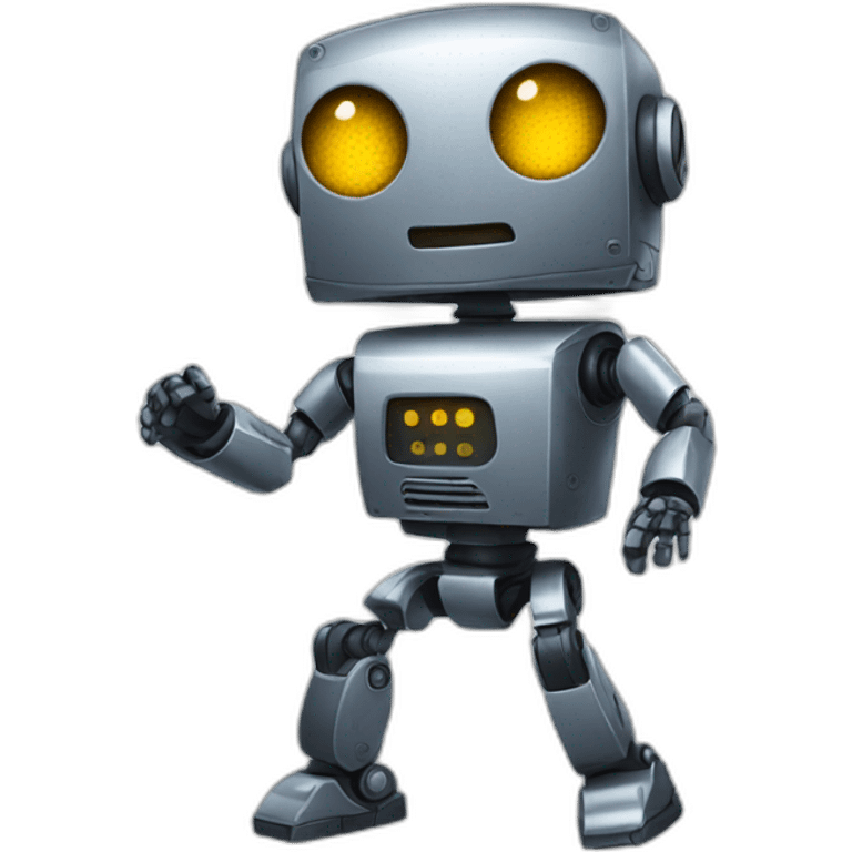 Robot dance emoji