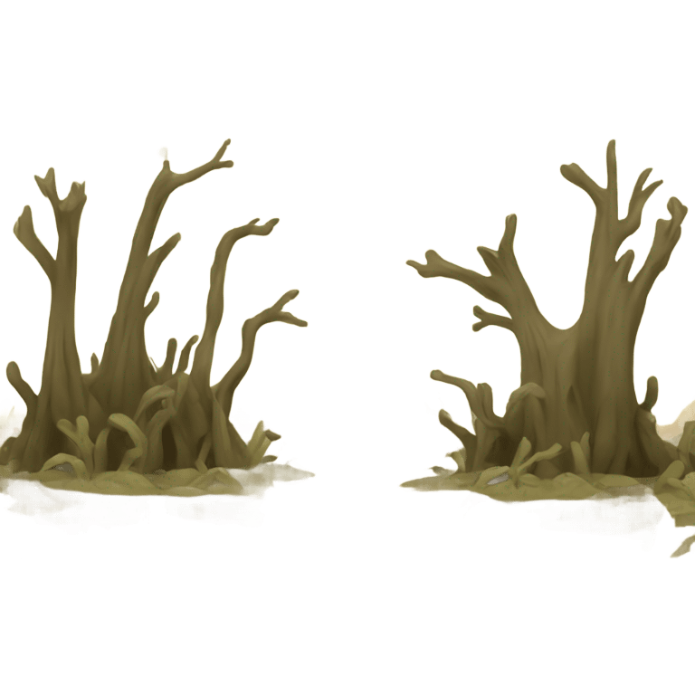 Beige swamp emoji