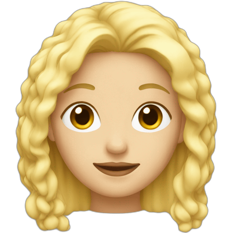 Blond woman emoji