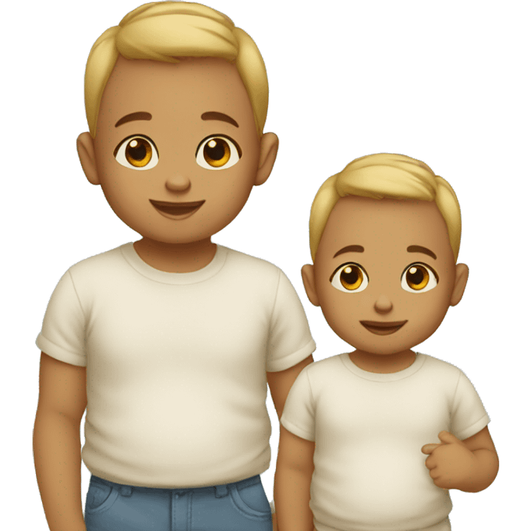 Twin baby boy emoji