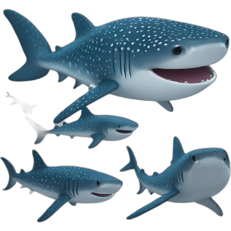 Whale shark emoji