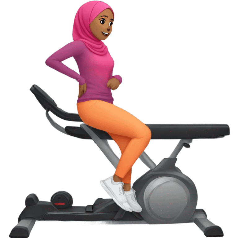 gym hijabi emoji