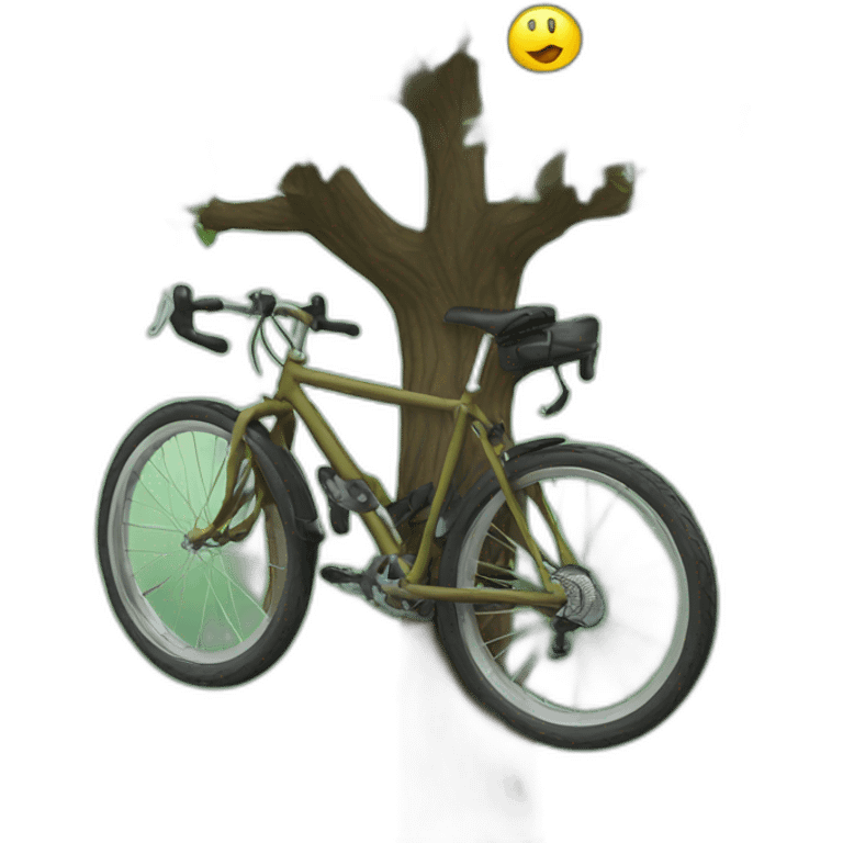 bike in a tree emoji