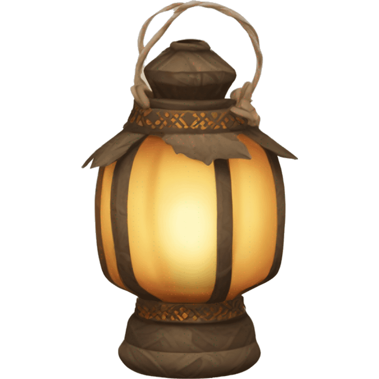 boho lantern emoji