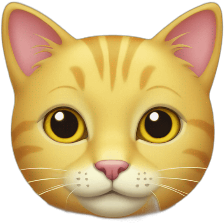 Yellow cat emoji