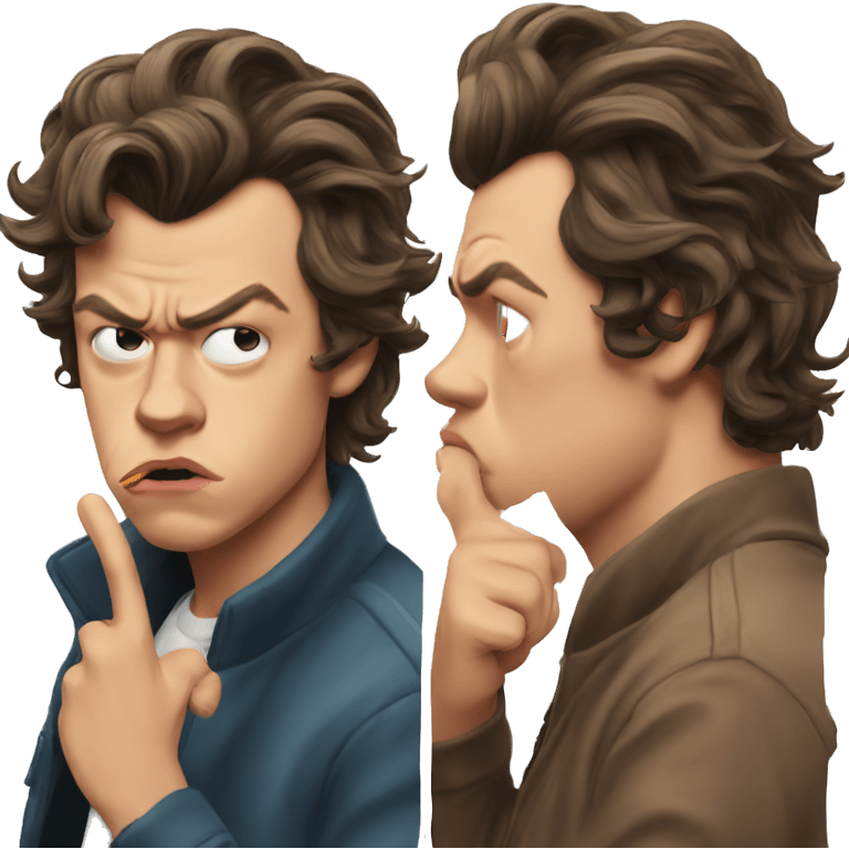 Harry styles pouting emoji