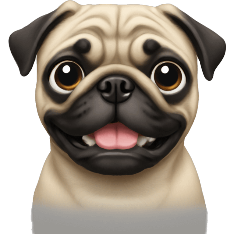 Pug dog emoji