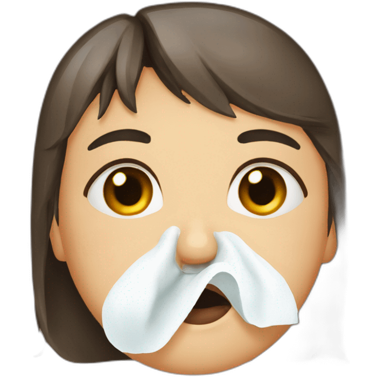 Runny nose emoji