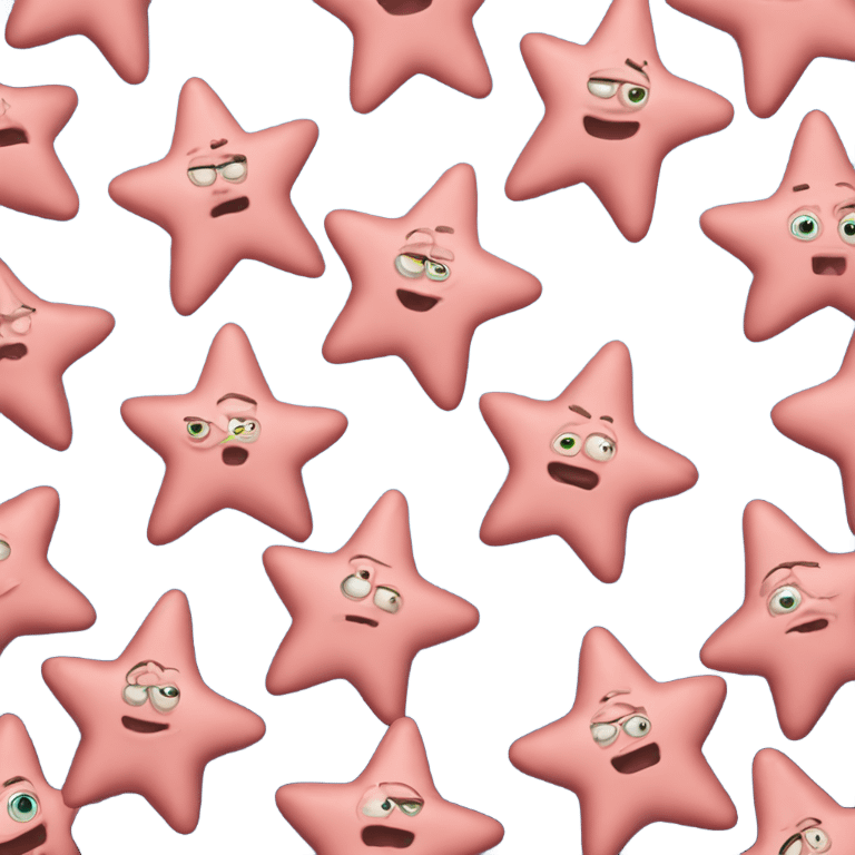 Patrick star emoji