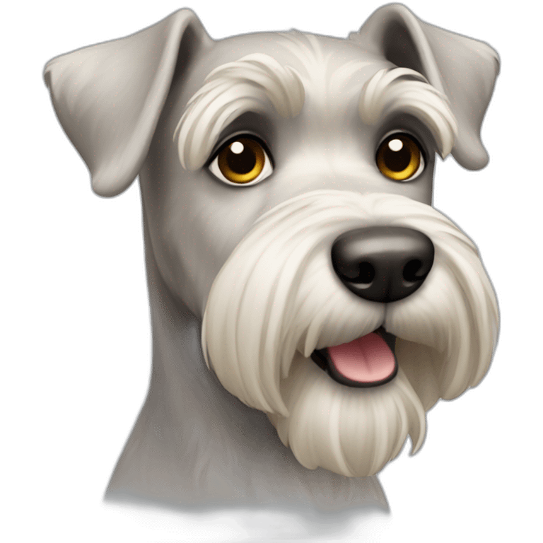 Blonde schnauzer  emoji