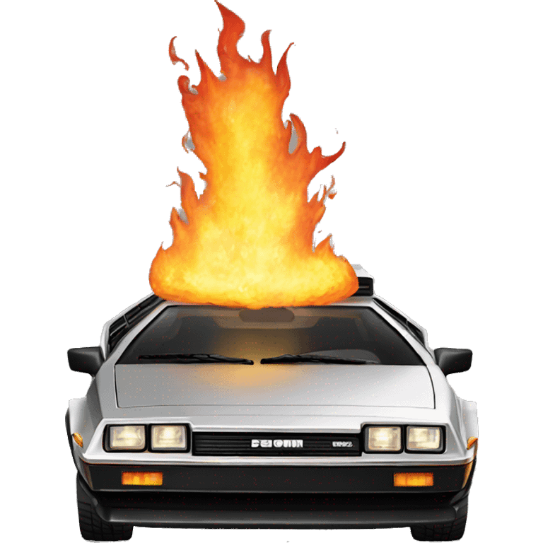 delorean fire wheels emoji