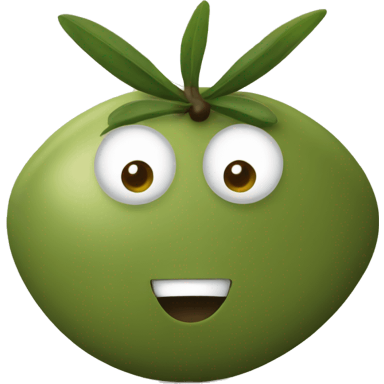 An olive   emoji