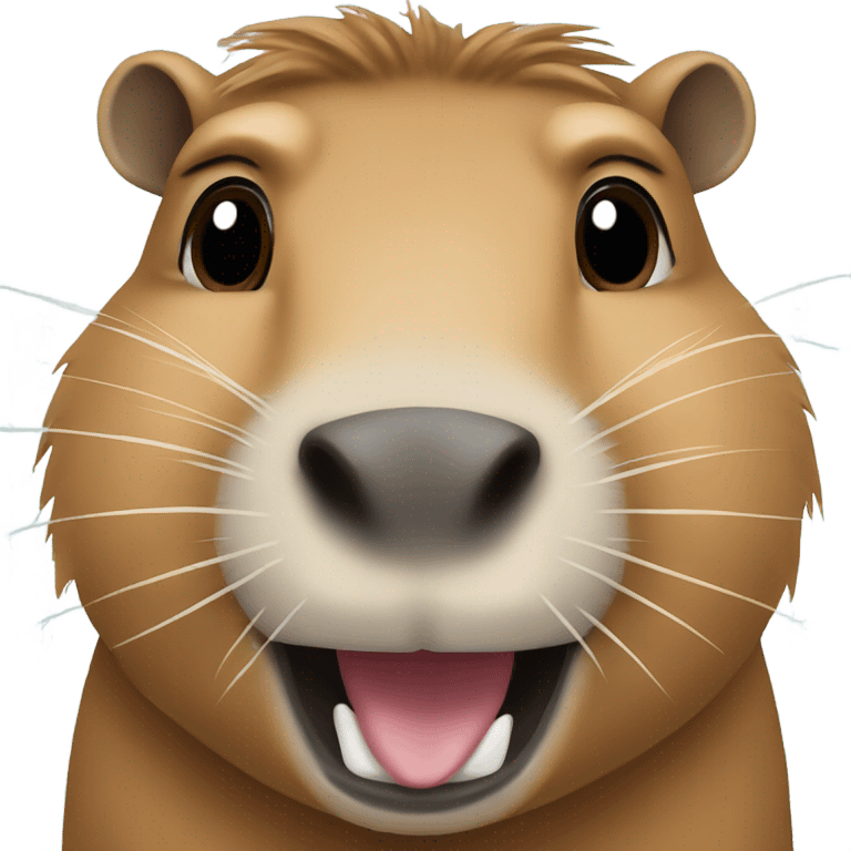 Smiled capybara emoji