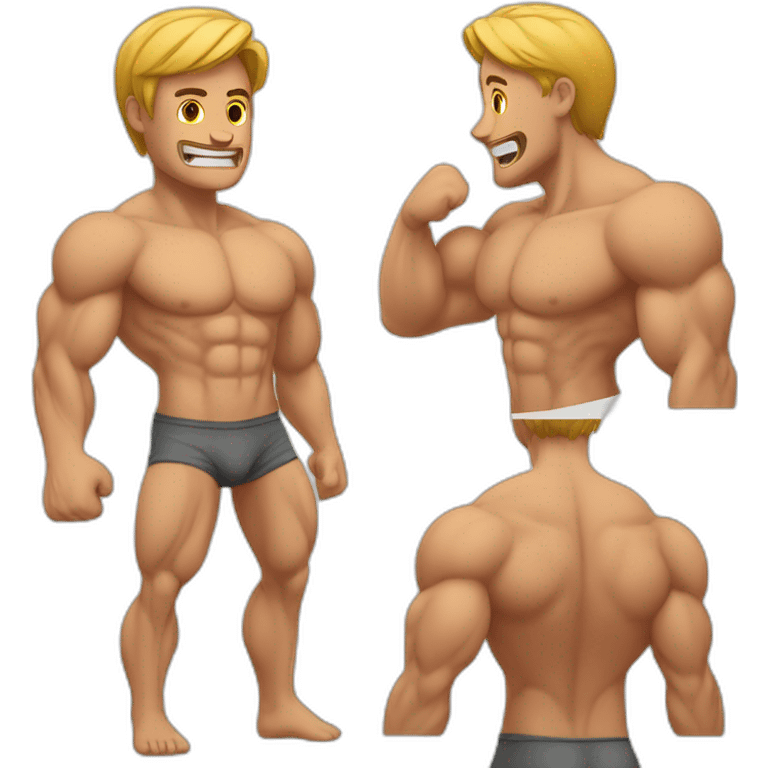 Musculos del cuerpo en movimiento  emoji