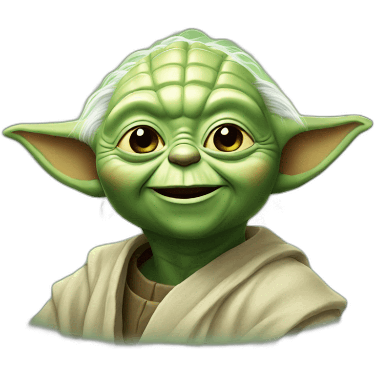 smiling yoda emoji