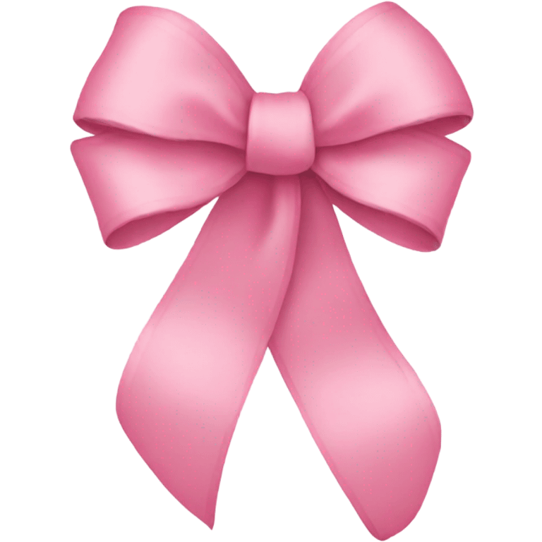 light pink ribbon bow emoji