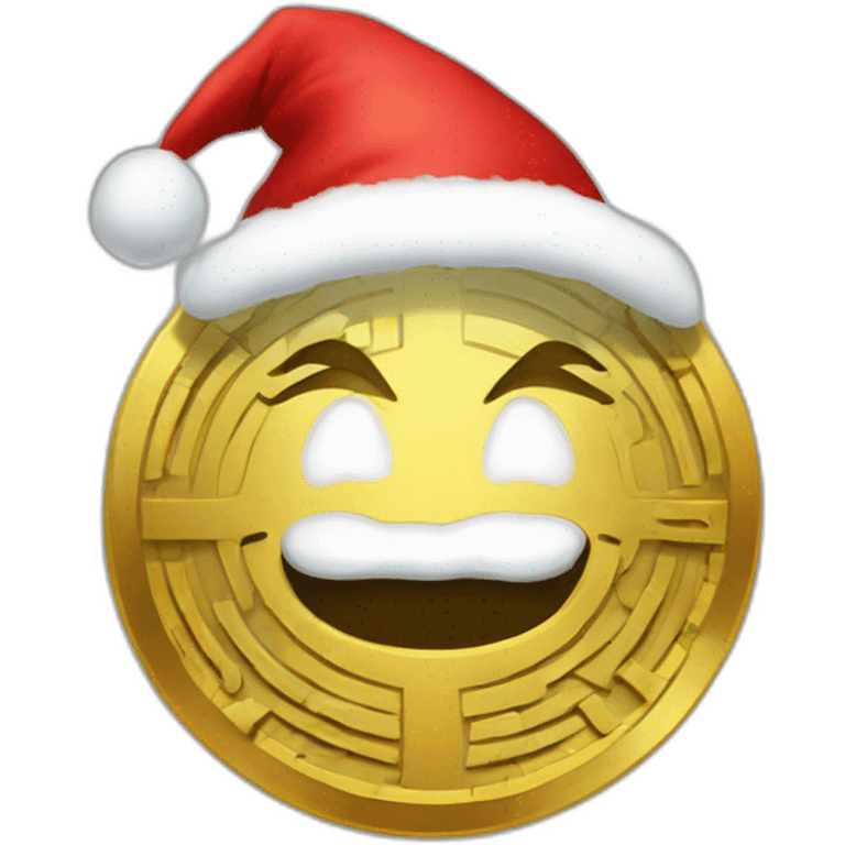 christmas bitcoin emoji