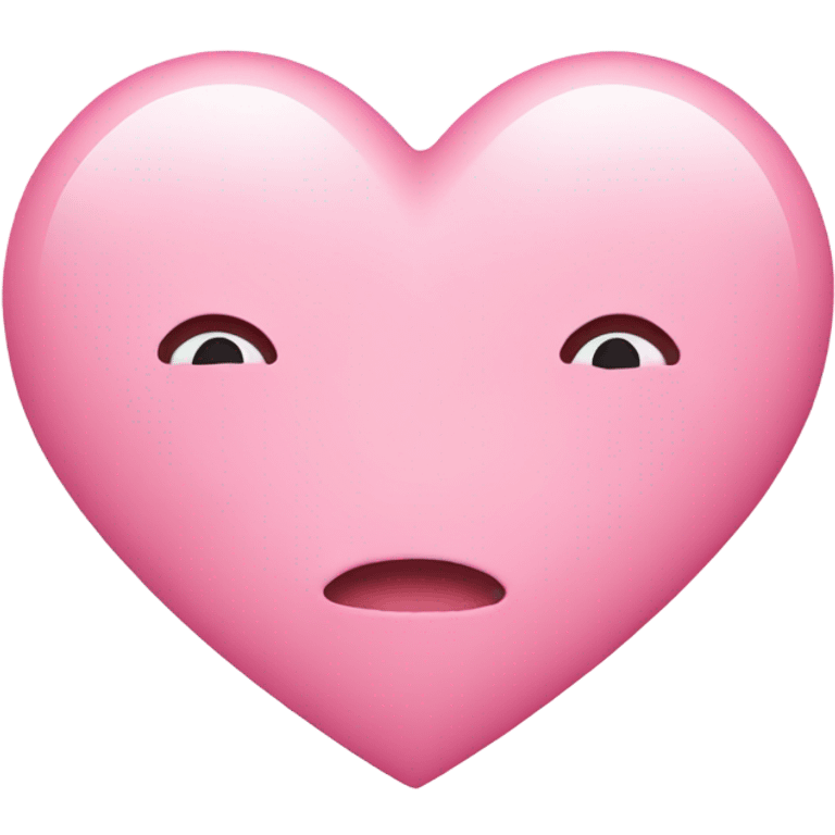 baby pink love heart emoji