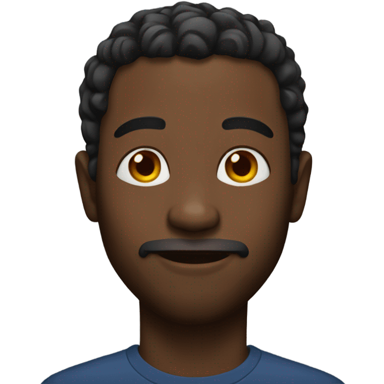 black man emoji