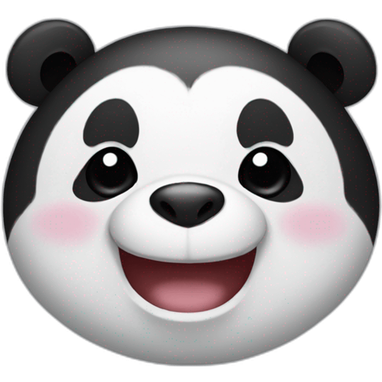 Panda smile  emoji