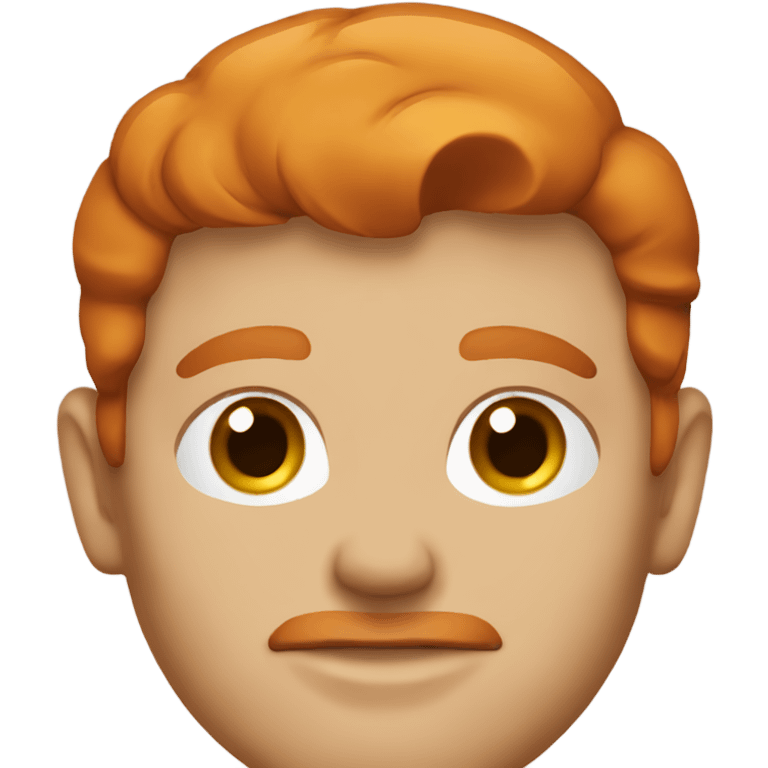 male middle aged redhead emoji