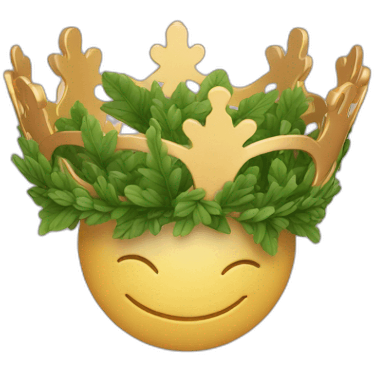 couronne de laurier emoji