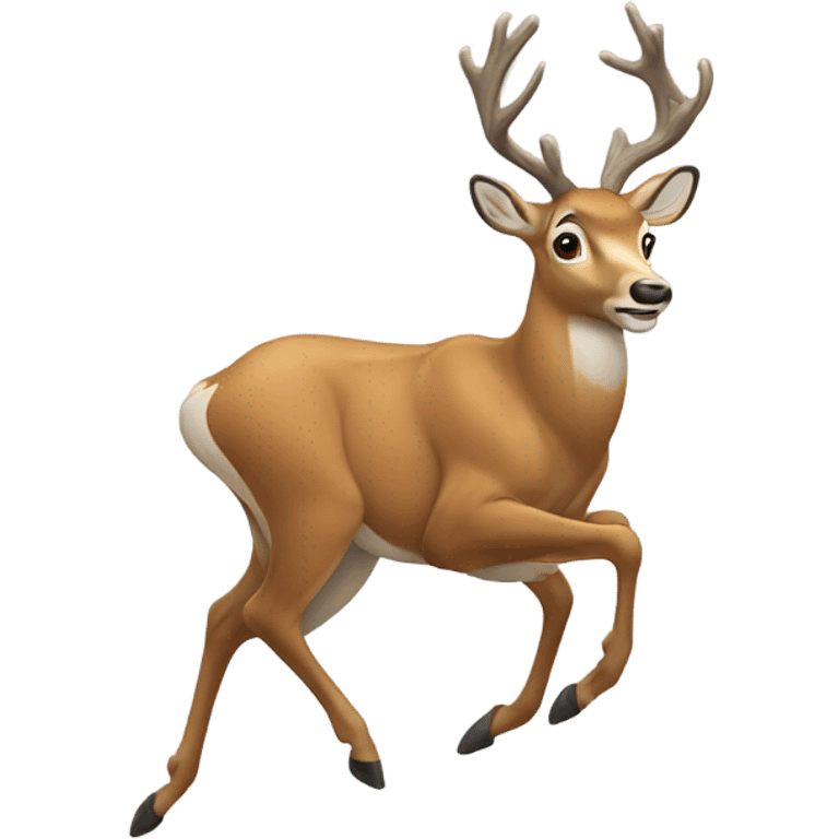 Big buck dancing emoji