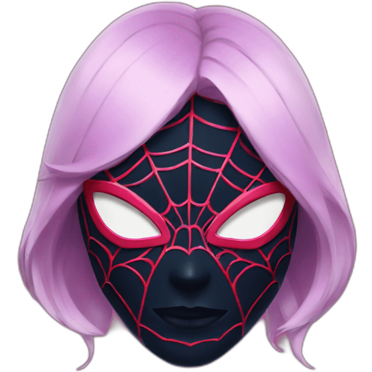 Gwen spiderverse mask emoji