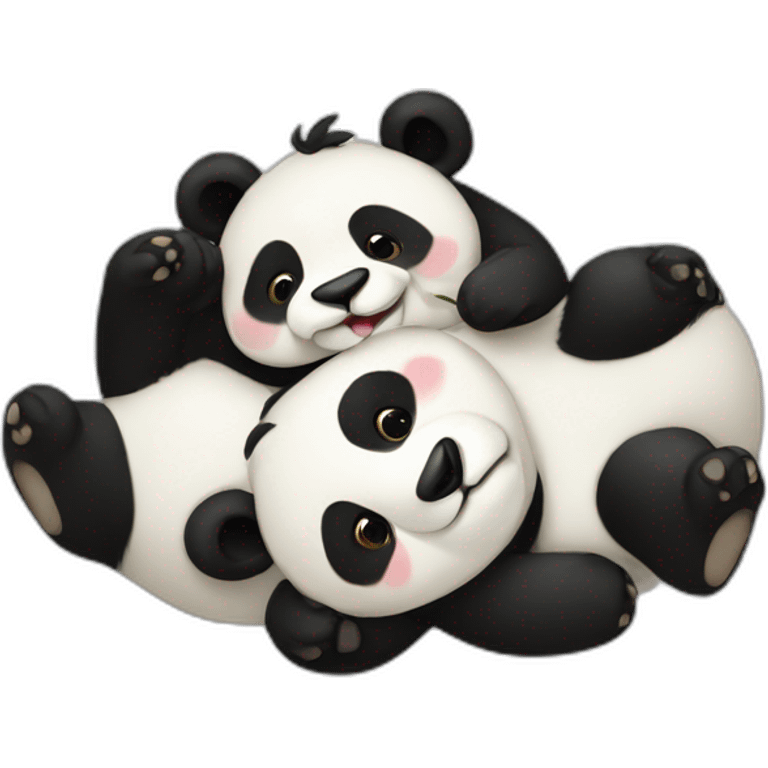 hug pandas emoji