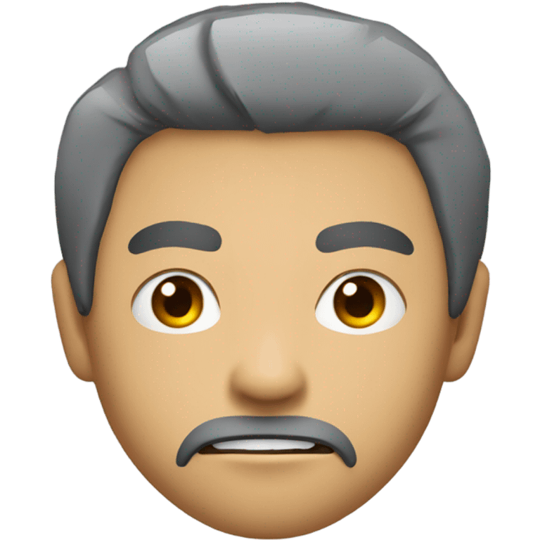 scary asian man  emoji