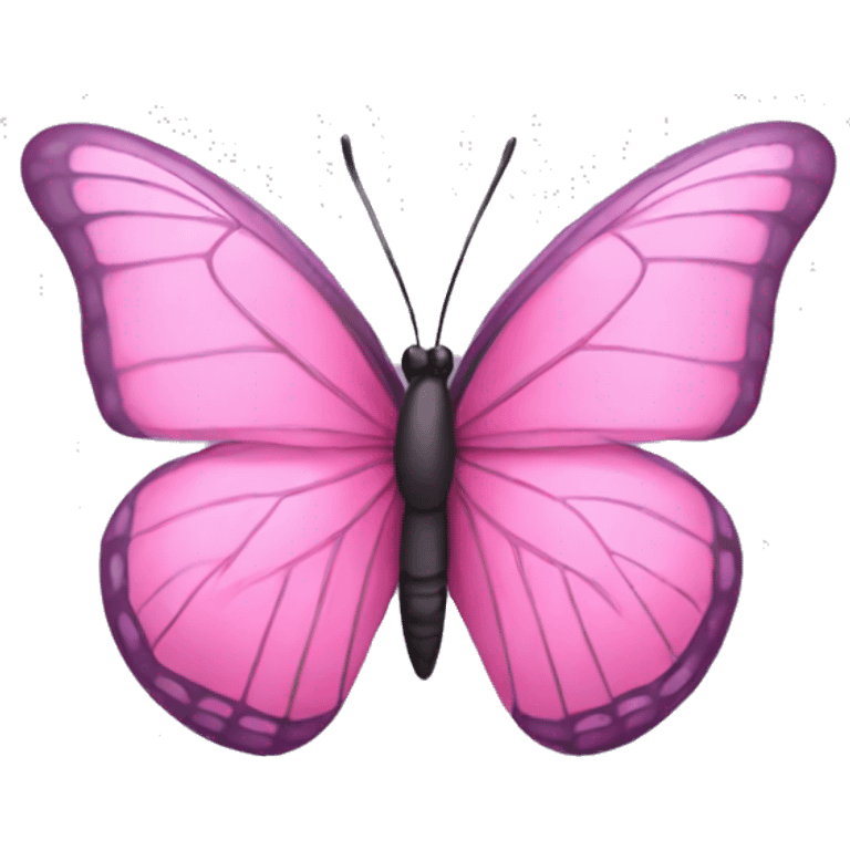 pink butterfly emoji