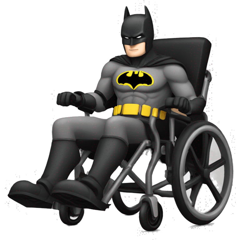 batman en fauteuil roulant emoji