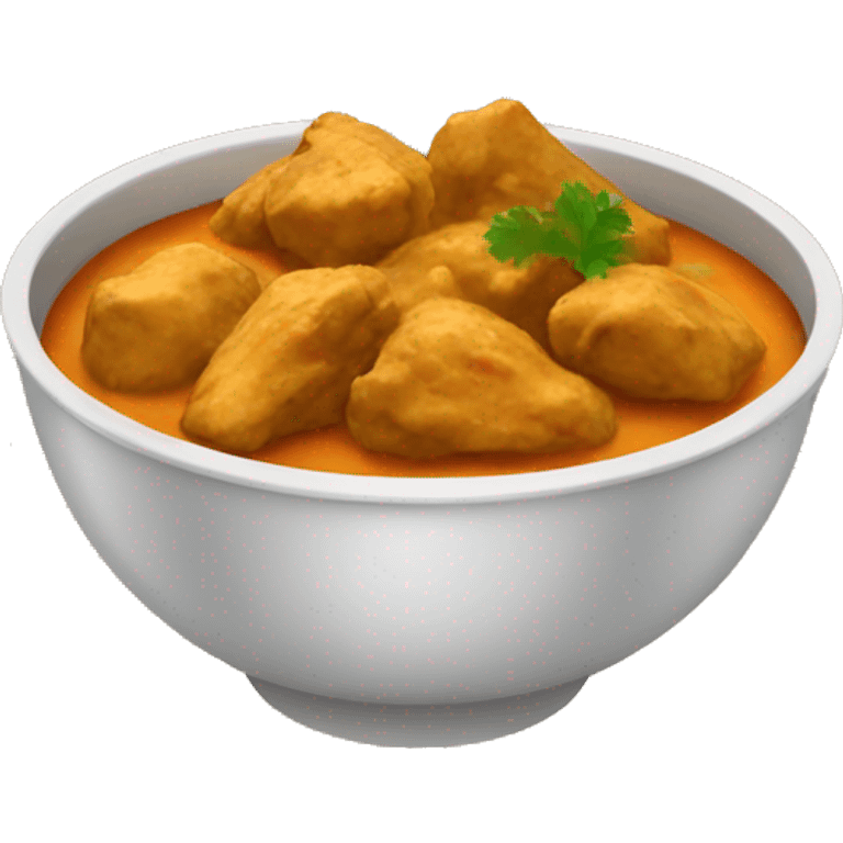 bowl of chicken curry emoji