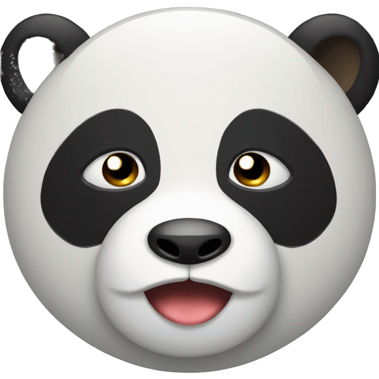 Panda Christmas emoji