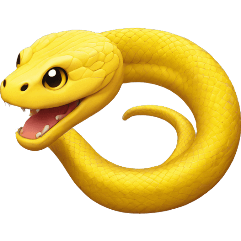 yellow snake emoji