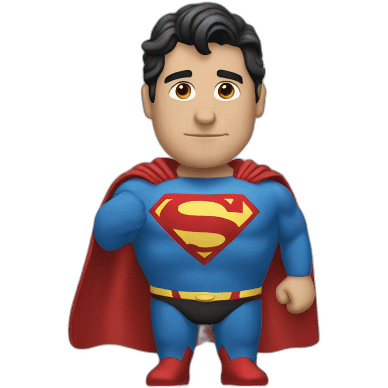 Superman standing emoji