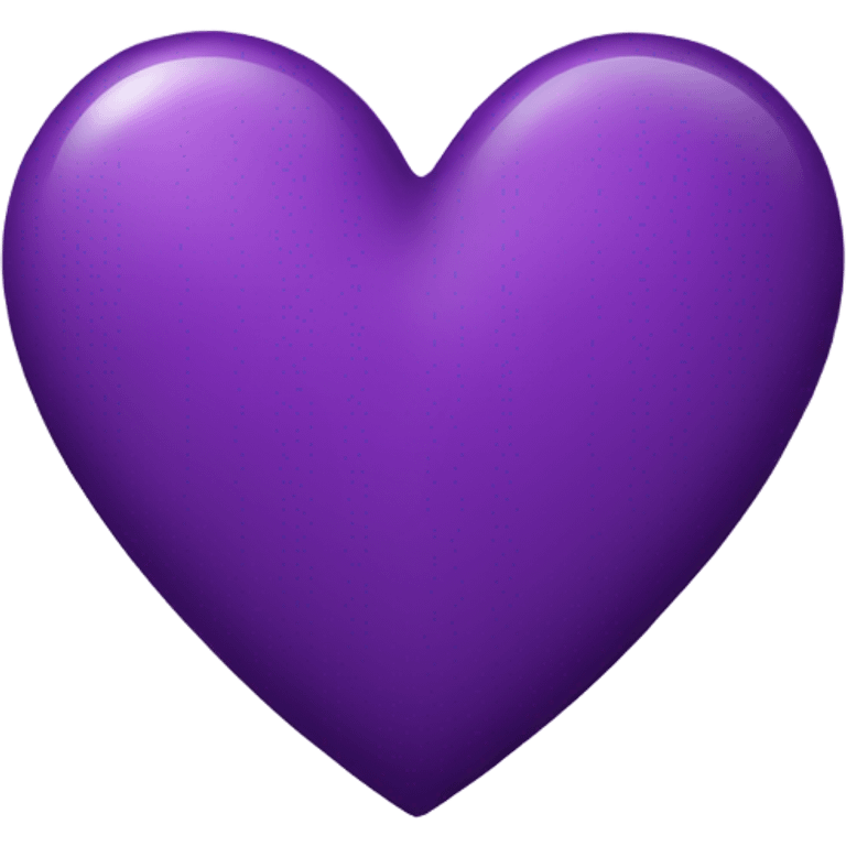 Purple heart emoji