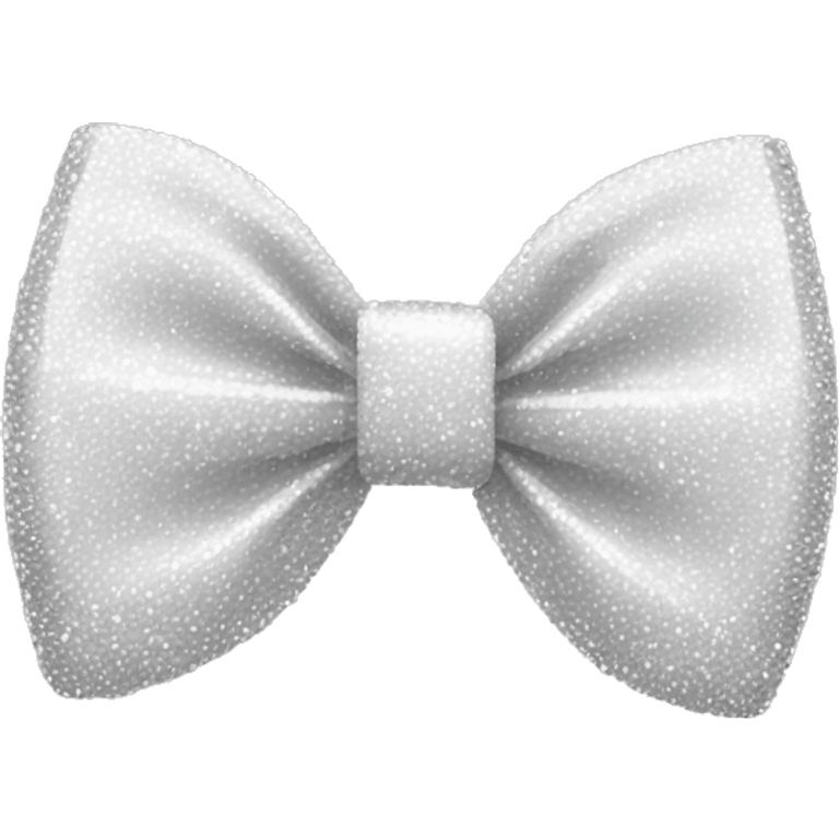 white sparkly bow emoji