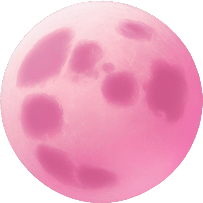 pink moon emoji